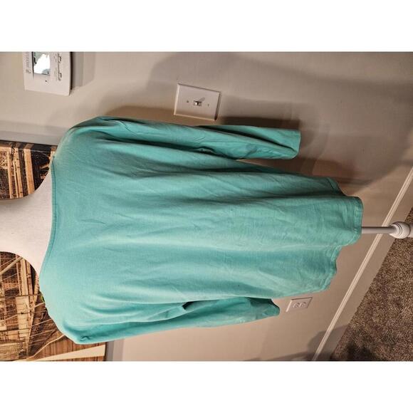 Ruby Rd. Aqua Blue Embellished Top - Picture 4 of 6